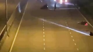 Illegal racer accident