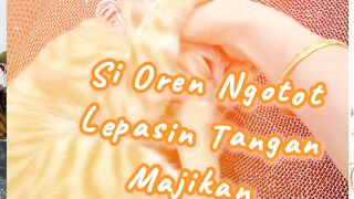Si Oren Ngotot Lepasin Tangan Majikan
