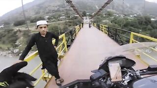 Riding along the River on India  LOC S2. EP02|Neelum Valley Kashmir| Motorcycle Tour