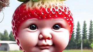 Cute baby stowberry