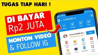 Caraku Hasilkan Hingga 2 JUTA Cuman Nonton Video Orang - Cara Mendapatkan Uang Dari internet
