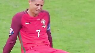 Ronaldo Injured Portugal Comeback against Israel ???????????? #ronaldo #shorts #youtube #football