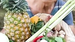 Iron Chef Makes Gourmet Meal In The Wild.