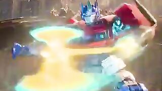 Megatron actually cries in the final Battle against Optimus Prime