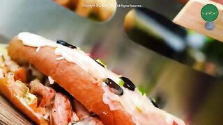 Loaded Chicken Cheese Sandwich Recipe by SuperChef
