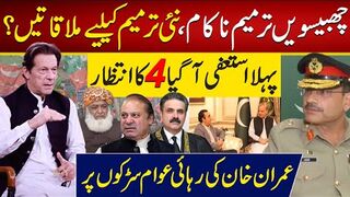 پہلا استعفی آگیا 4 کا انتظار چھبیسویں ترمیم ناکام،نئی ترمیم کیلیے ملاقاتیں؟