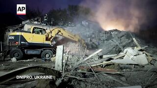 Five people, including a child, die in Russian attack in Dnipro in central Ukraine.