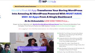 WP AI HUB Review - Access 250+ Apps in WP AI Hub Dashboard