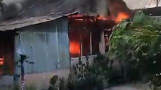 the house is on fire