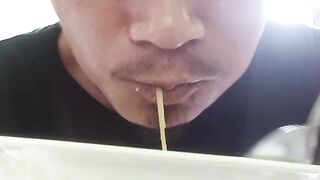 Eat soto Indonesia