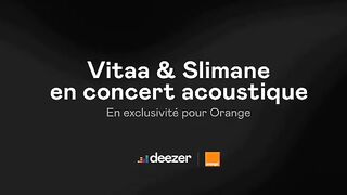 Vitaa & Slimane en concert acoustique
