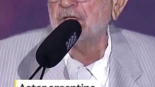 “Gaza will never be defeated,” said Argentine director and actor Norman Briski during the Martin Fierro Awards ceremony in Argentina.