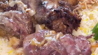 Beef steak and kebuli