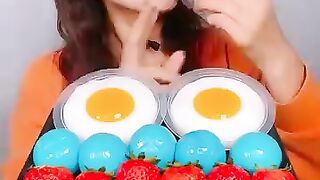 먹방 먹는 소리, Eating faster like a good girl #asmr #mukbang #satisfying #021