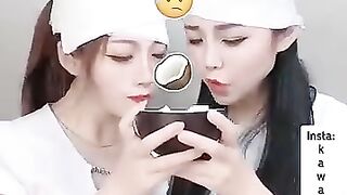 Sisters Emoji Eating Challenge | #asmr #food #funny #eating #shorts