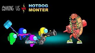 어몽어스 VS HOTDOG Monster | AMONG US ANIMATION