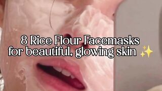 8 Rice Facemasks for beautiful glowing skin Homemade Remedies Korean Skin