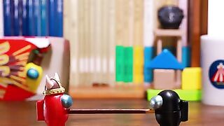 Among Us - Pepero Game Challenge | Stop Motion