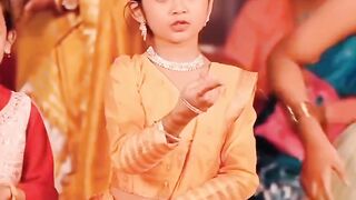 The girl is dancing very nicely and the girl is very cute