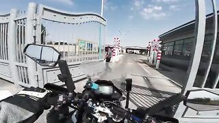 Uzbekistan Border Police Almost Caught my Drone ???????? S8 EP.21 |  to Japan Motorcycle Tour