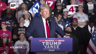 'I am the opposite of a Nazi'_ Trump says at Atlanta rally.