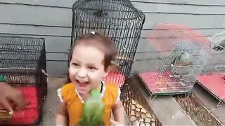 Enjoy with parrot