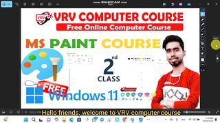 How to use paint in Complete Course in HIndi Ms Paint Class #2