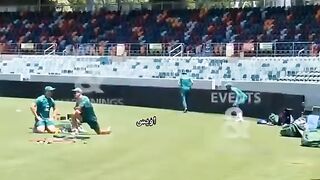 Today Baber Azam Wickets Keeper Practice In Australia
