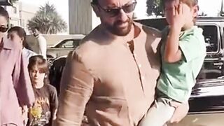 The Pataudi family is off for Diwali Vacation in style! #saifalikhan #short #youtubeshort #shorts #trending #viral #shortvideo