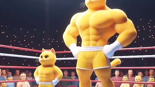 Revenge of father ???????? , yellow cat ???? white cat , #cat #kitten #cute #catlover #cutecat #shorts 8