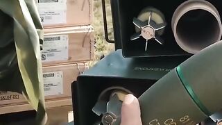 Cleaning and firing the mortar(