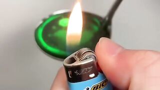 Lighter ???? Green Slime ???? - Have you ever seen melted slime_