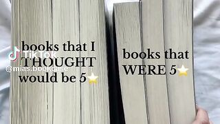 DISCLAIMER: if you like any of the books that i did not rate 5 stars,