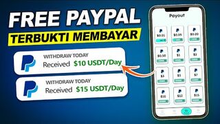 Dibayar PAYPAL $15 USD [Rp235.000] Aplikasi Penghasil Uang 2024 - Cara Dapat Uang dari Internet
