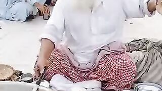 Honest Old Man BABA ji Selling Homemade Different Dishes in Roadside #viral #shorts