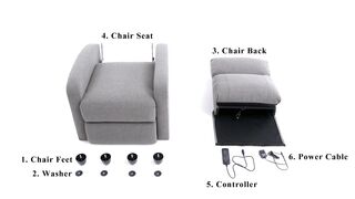 Recliner comfortable sofa and massaer