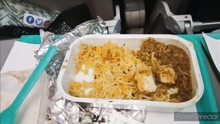 Sareen air flight eating food