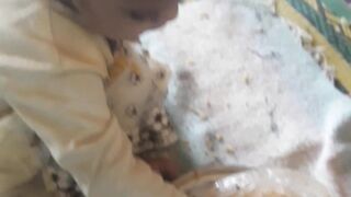 tapatushtul eating beryani in house