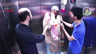 Tail Malish In Lift Prank Funny