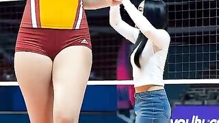 10ft-tall-woman-volleyball-player-dance-super-tall-girl