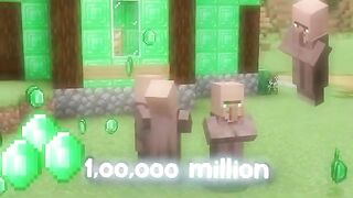 I beaceme Emrald dash to troll villager's in Minecraft