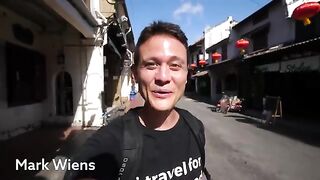 Malaysian Food in Melaka ???????? SPECIAL SATAY + Asam Pedas and Chicken Rice Balls | Malacca, Malaysia!