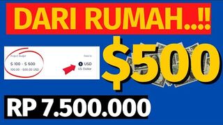 Gajian $500 dari cara menghasilkan uang dari internet.