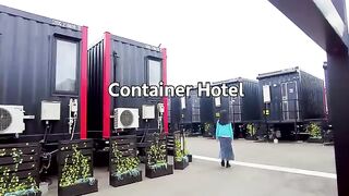 8 Million Views! Japan Container Hotel Vlog????Amazing Comfort ???? Rescue Hotel for Disasters????コンテナホテル