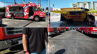 Los Angeles Food Truck Face Off!! This should be ILLEGAL!!