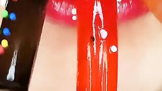 Amazing crystal-clear sound of eating wonderful food!!