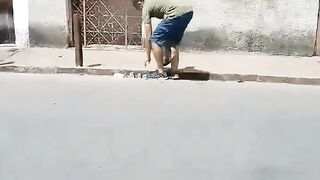 Respeite o catador de reciclagem