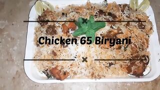 Spicy Chicken 65 biryani || Hyderabadi Chicken 65 Biryani ||