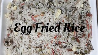 Restaurant Style Egg Fried Rice/Easy Chicken Fried Rice