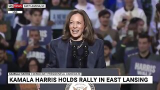 ‘Palestinians right to freedom’ Kamala Harris vows to end ‘suffering and war’ in Gaza.